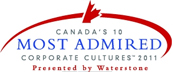 Canada’s 10 Most Admired Corporate Culture logo Canada’s 10 Most Admired Corporate Culture logo