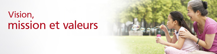 Vision, mission et valeurs